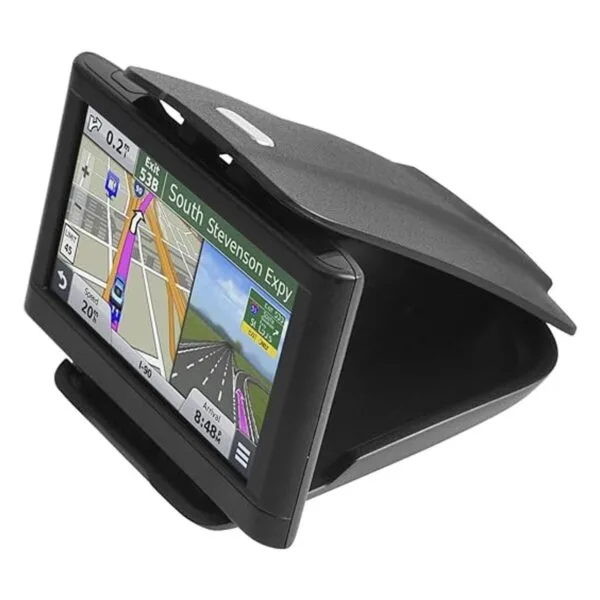 Soporte de tablero GPS base negra mate para Garmin Nuvi_1