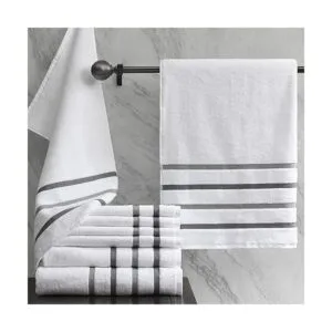 Comfort Spaces Juego de toallas de baño de algodón de 8_2