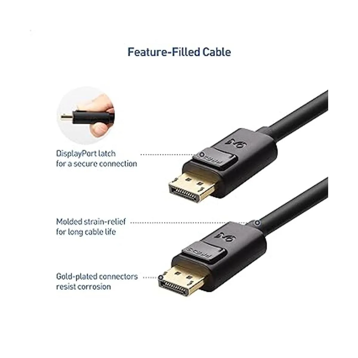 Cable Matters 8K Cable DisplayPort a DisplayPort cable_2