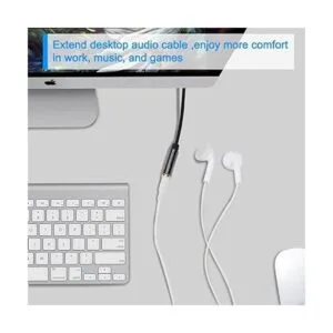 CableCreation Cable de audio estéreo TRRS con 4_6