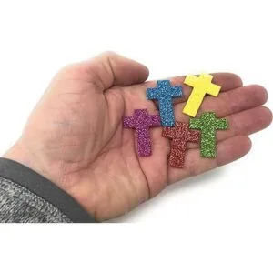 Juego de 500 pegatinas de espuma con purpurina para_2