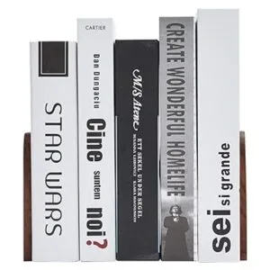 Pandapark Sujetalibros de madera antideslizante para_4