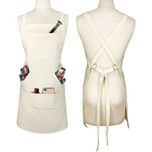 Delantal 100 algodón resistente y de alta densidad_1