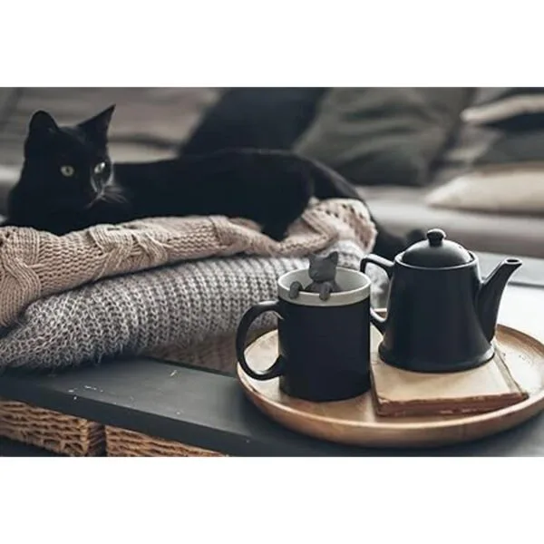 Infusor de té de silicona para gatos de Genuine Fred_4