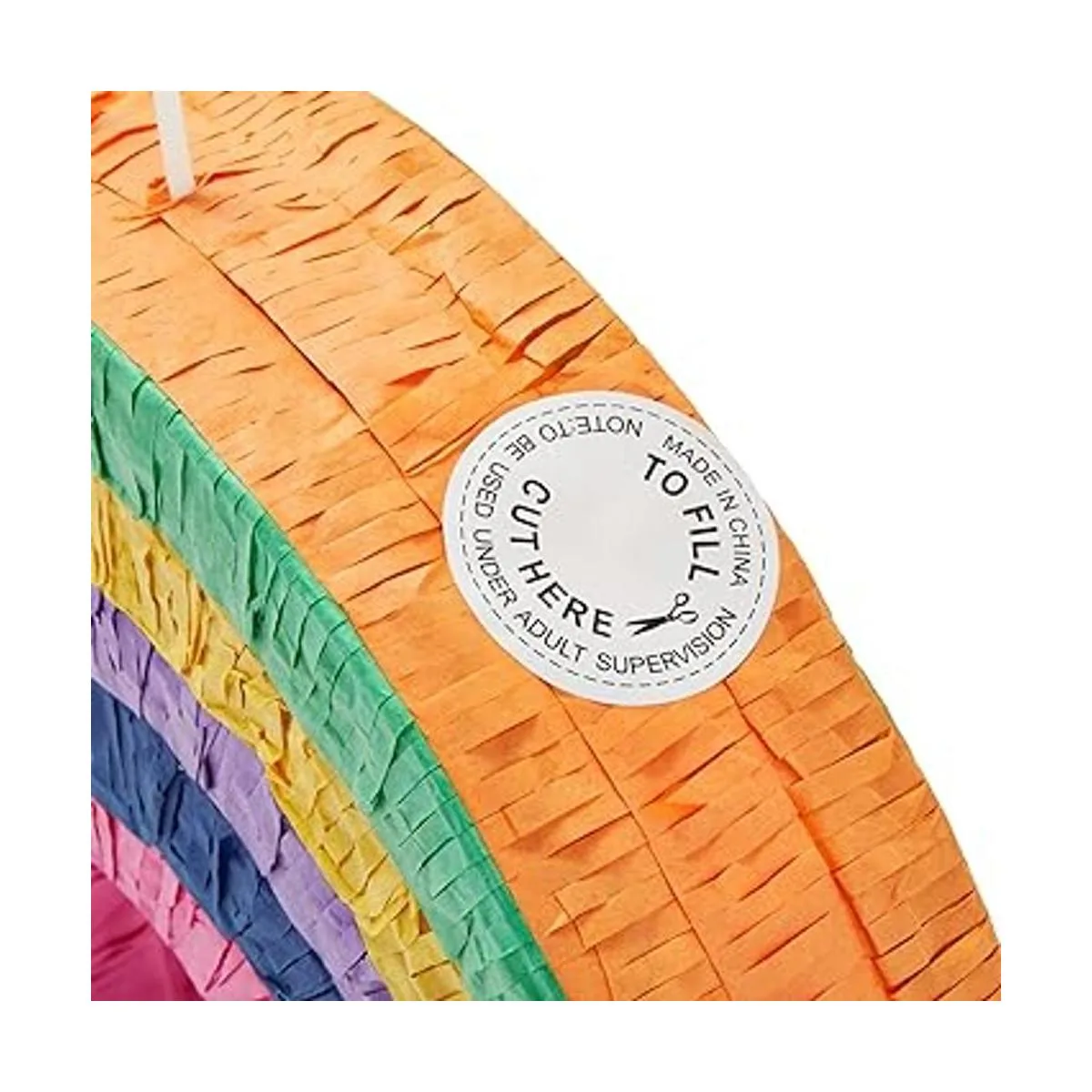 Pinata arcoíris para decoraciones de fiesta de cumpleaños_4