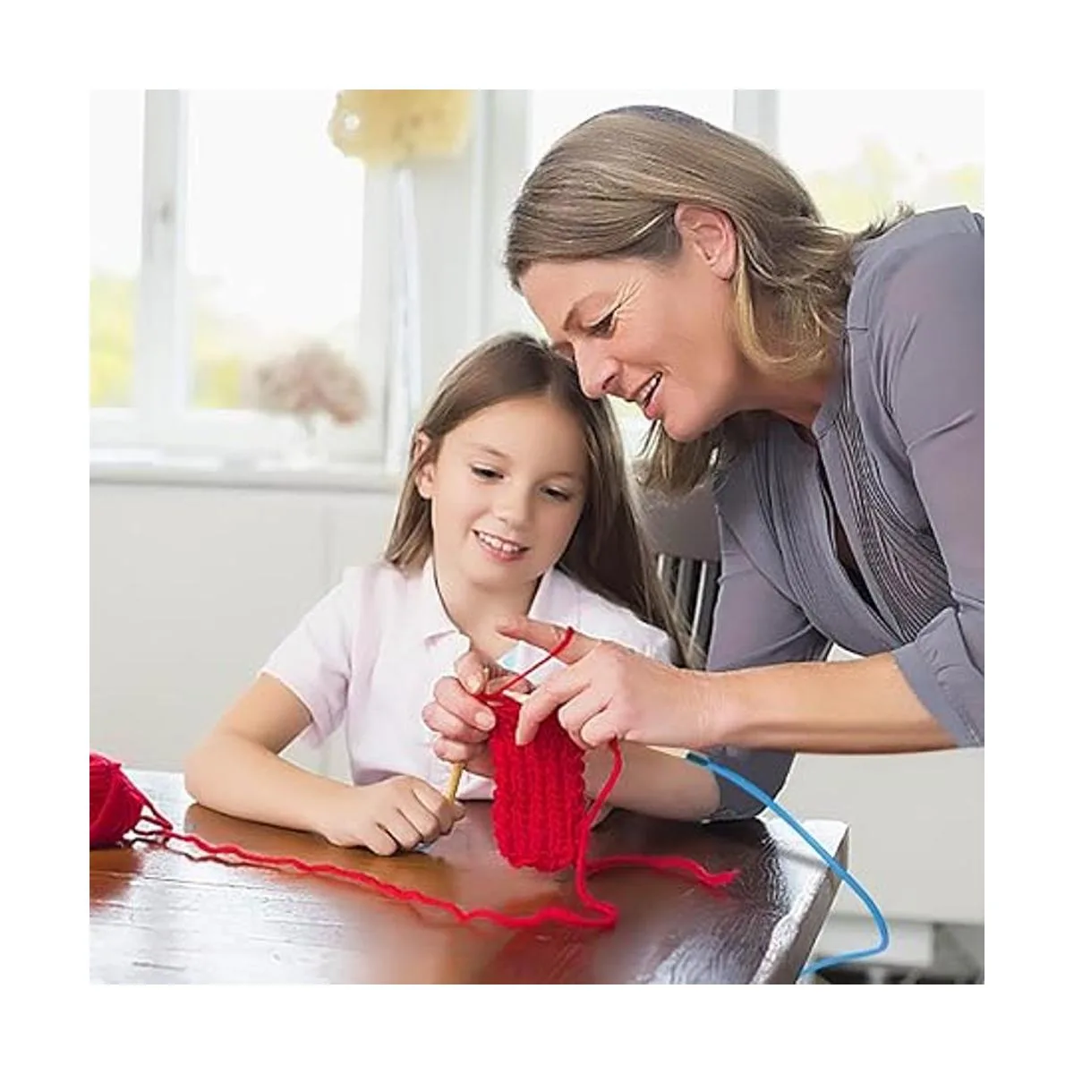 Juego de 18 pares de agujas de tejer de bambú agujas_7