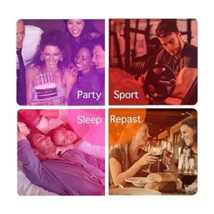 Bombilla LED que cambia de color 120 colores equivalente_7