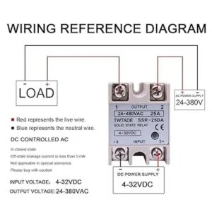 TWTADE 2 unidades SSR25 DA 25A 332V CC 24380V CA SSR_2