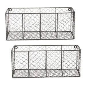DII Chicken Wire Collection Cestas de pared vintage de_1