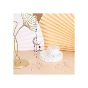 Pandahall 100 piezas de calibre 22 de acero inoxidable_3