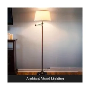 Brightech Caden Lámpara de pie LED gran decoración de_4