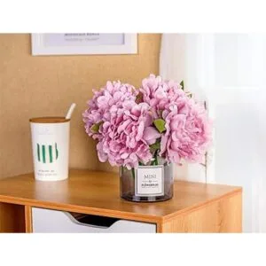 Billibobbi Flores artificiales con jarrón flores de_4