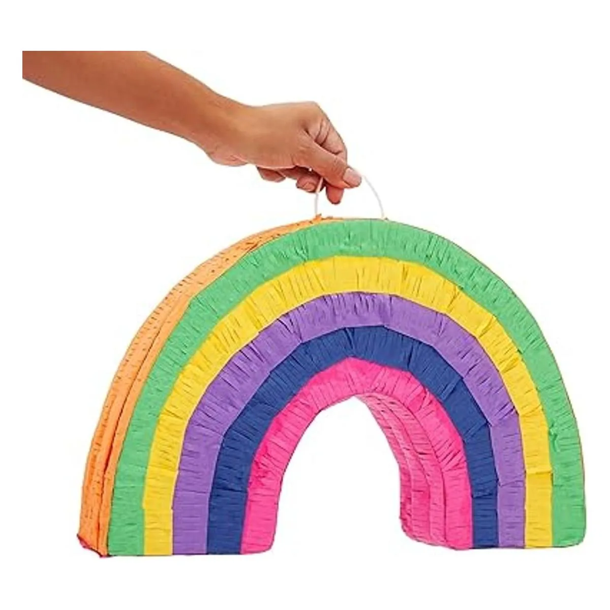 Pinata arcoíris para decoraciones de fiesta de cumpleaños_3