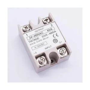 TWTADE 2 piezas SSR40 DA 40A CC 332V a CA 24380V SSR_4