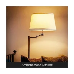 Brightech Caden Lámpara de pie LED gran decoración de_3