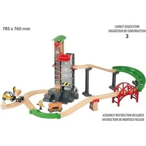 Juego Brio World 33887 de 32 piezas de juguete tren con_4