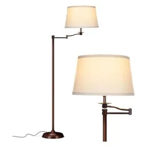 Brightech Caden Lámpara de pie LED gran decoración de_1