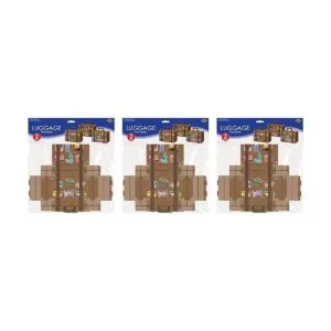 Beistle 54792 equipaje Favor cajas multicolor_2