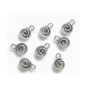 25 redondo de plata Swirl encanto 11 x 8.7 yard ns785_2