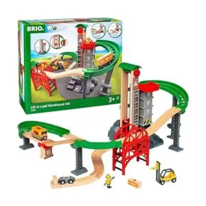 Juego Brio World 33887 de 32 piezas de juguete tren con_1