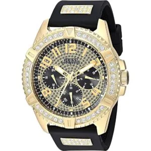 Guess Reloj de cristal adornado de 1.890 in_1