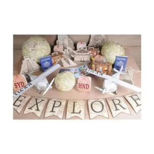 Beistle 54792 equipaje Favor cajas multicolor_3