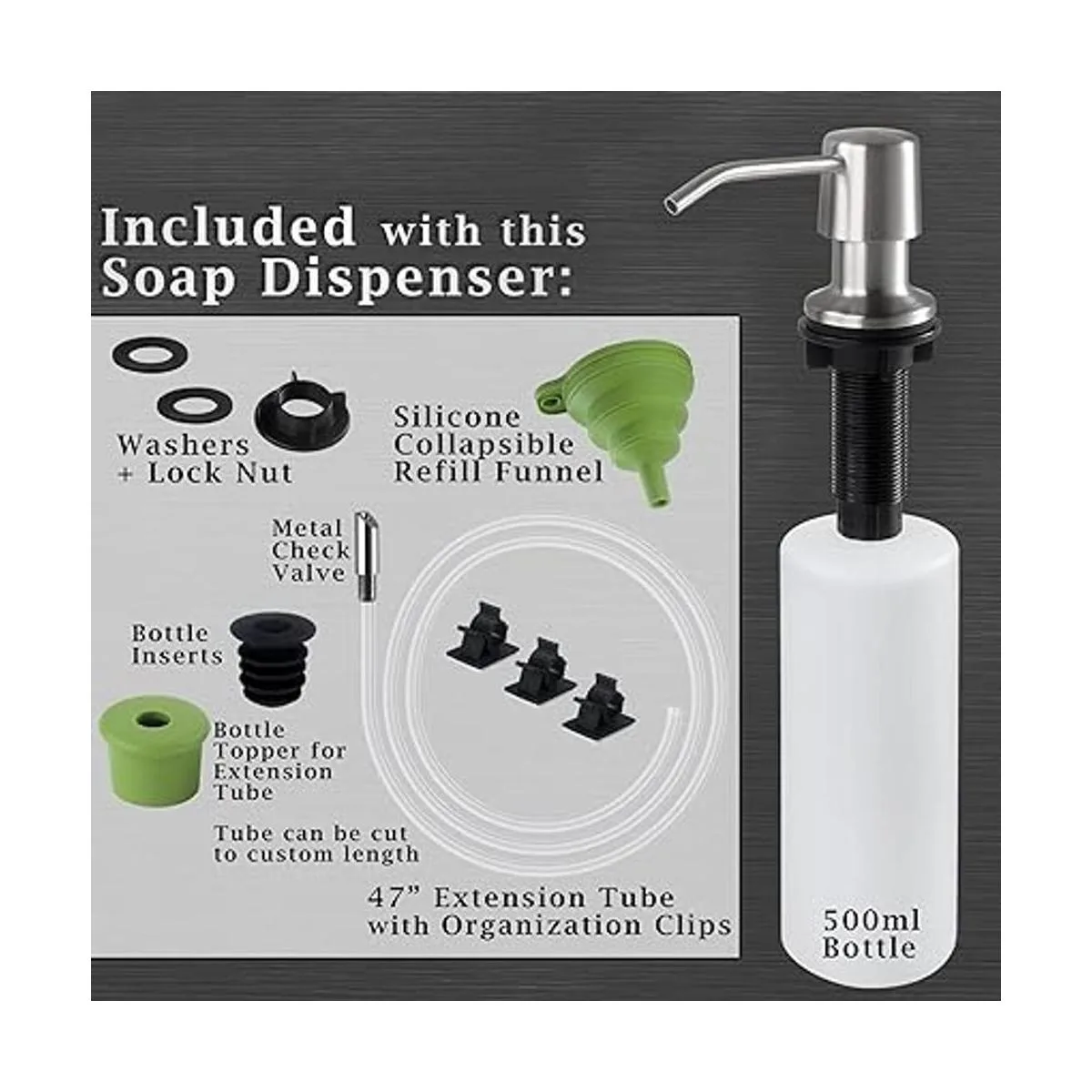 Dispensador de jabón para fregadero integrado dispensador_3