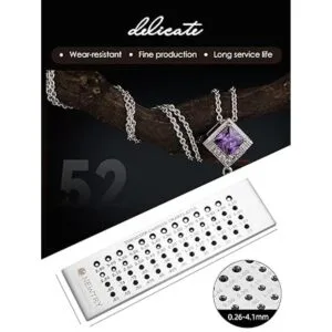 NEWTRY Placa de alambre de 026 a 0.161 in 52 agujeros de_4