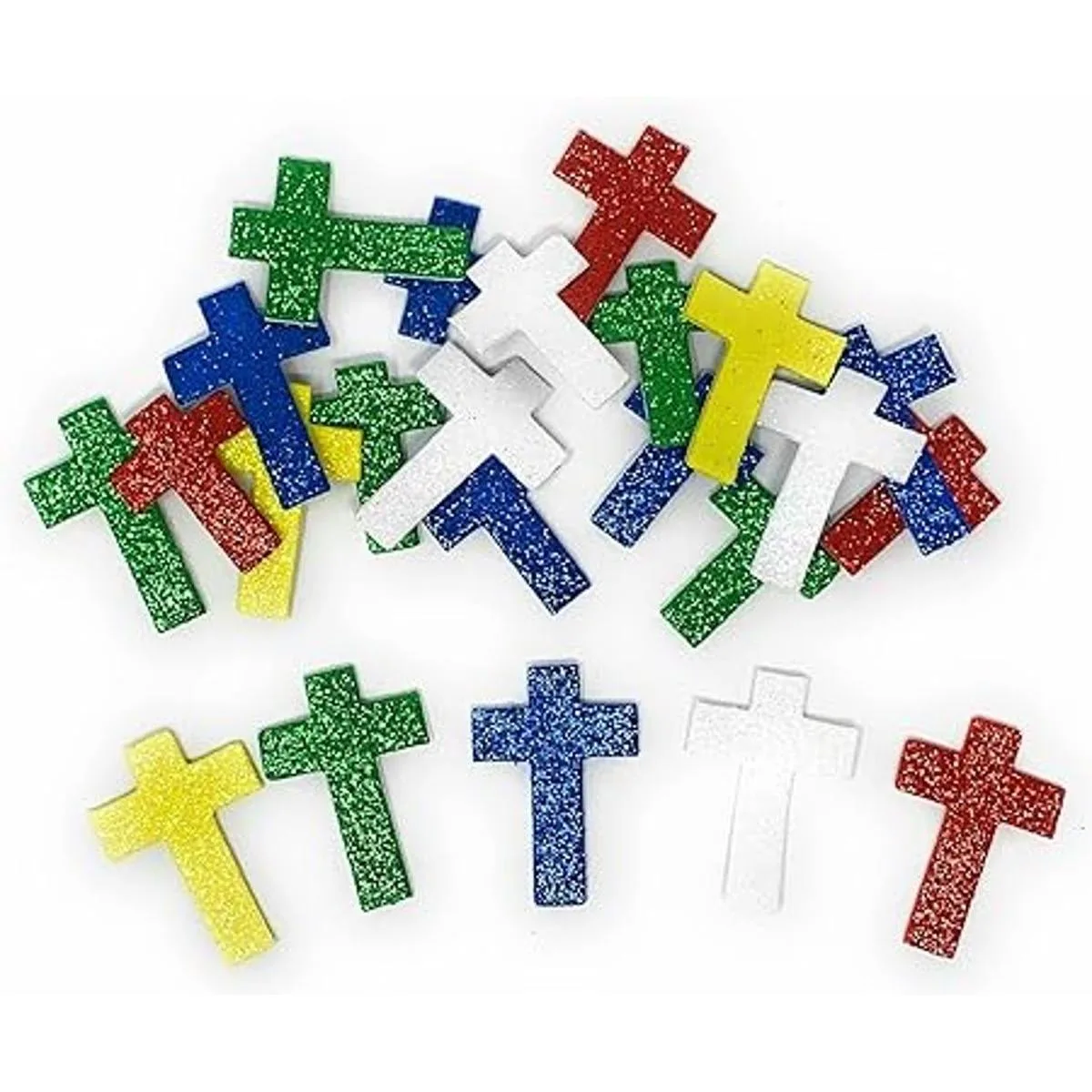 Juego de 500 pegatinas de espuma con purpurina para_6