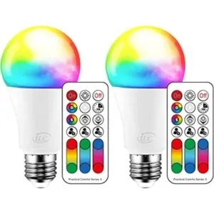 Bombilla LED que cambia de color 120 colores equivalente_1