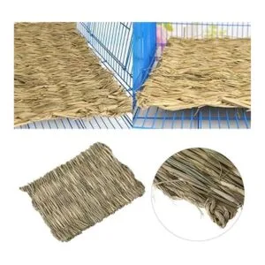 Alfombrilla de cama tejida para cama de conejo de animales_4