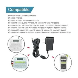 Adaptador de corriente alterna CC para Brother PTouch_4