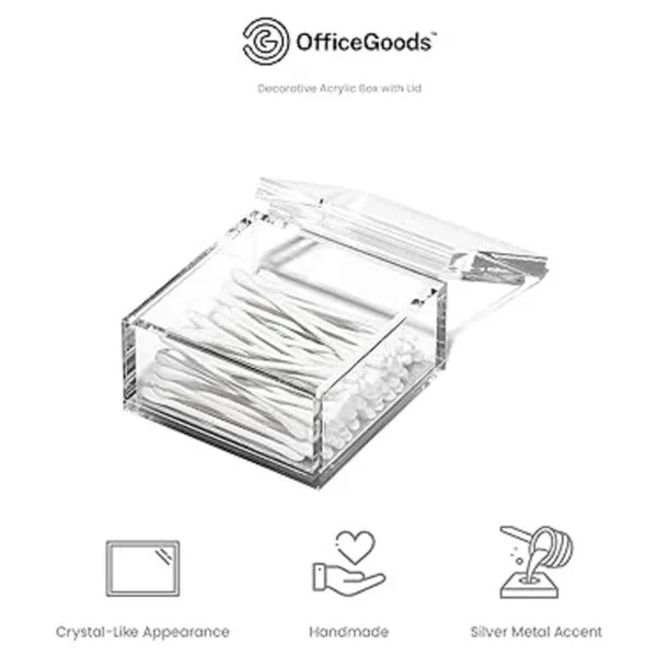 OfficeGoods Caja de acrílico para oficina o hogar_5