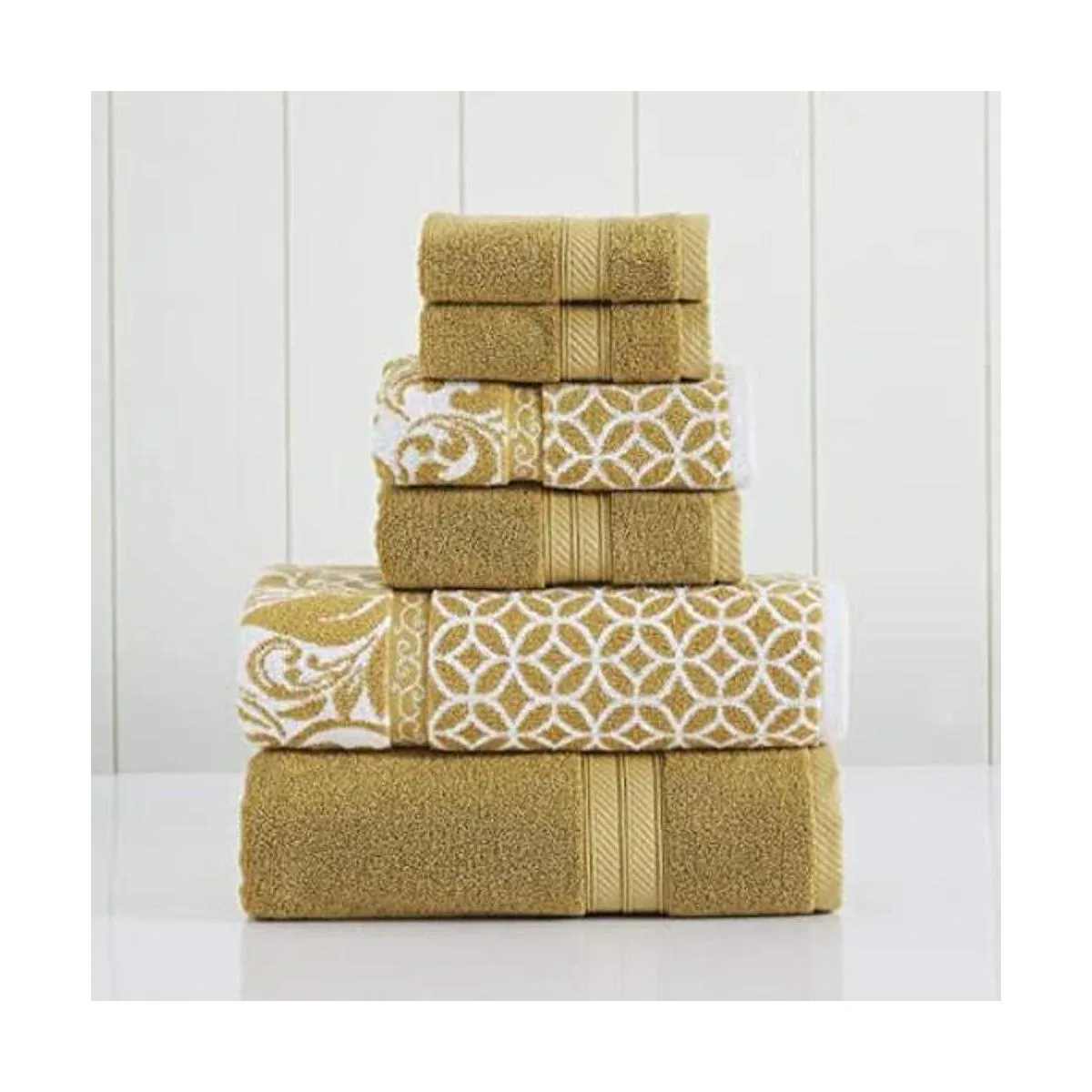 Amrapur Overseas Trébol toallas de filigrana_1