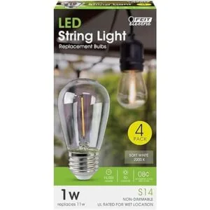 Feit Electric Bombilla LED S14822FILED4 de 1W sin DM 4_2