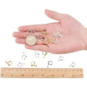 NBEADS 100 unidades de tornillo de ajuste de tornillo de_3