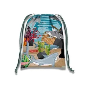 SHARK bolsas de cordón niños suministros para fiesta de_7