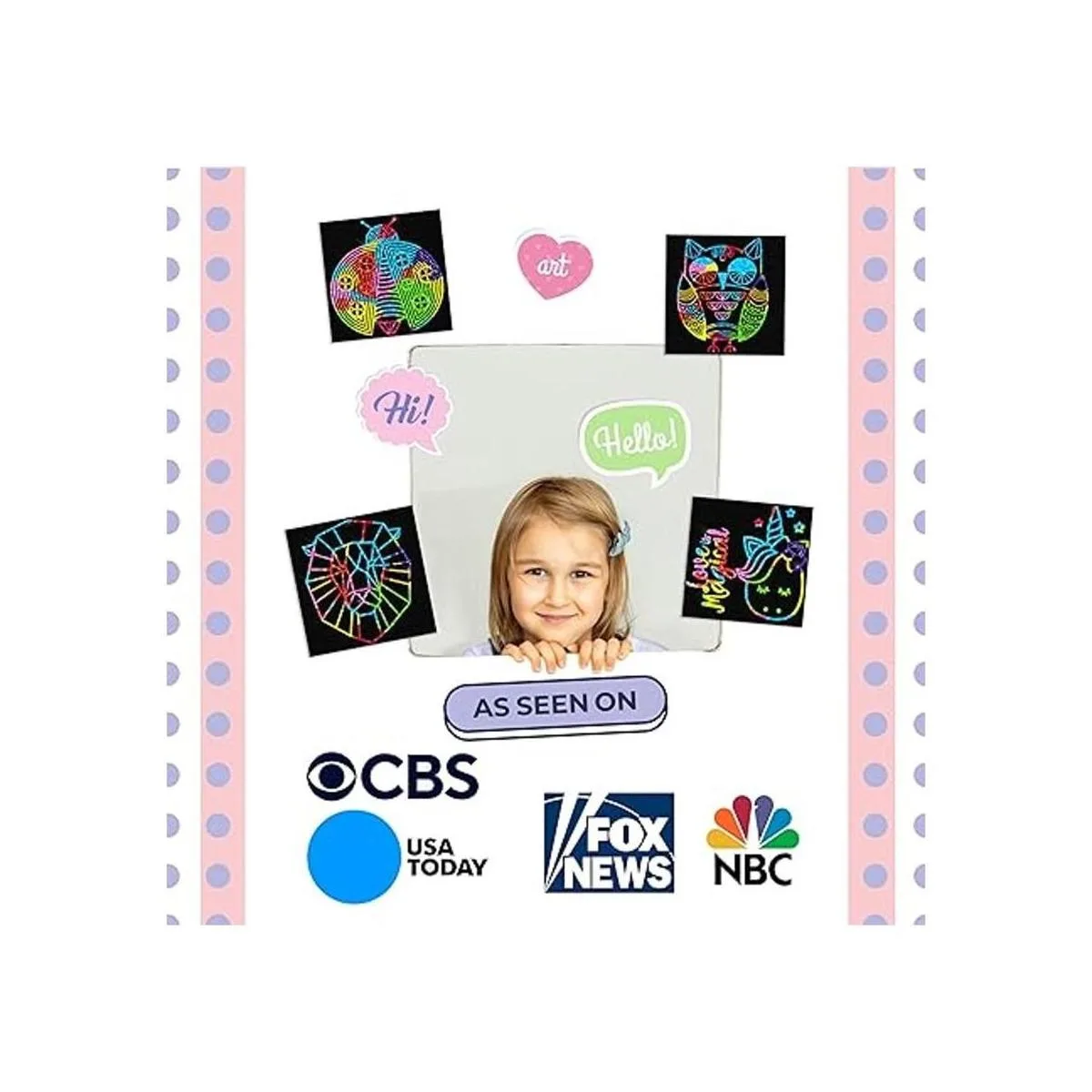 Purple Ladybug Mini notas de papel de arte holográfico_2