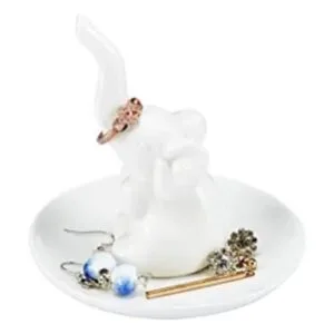 HomeSmile Soporte para platos de anillo de elefante para_1