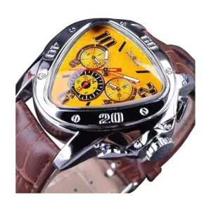 Jaragar Reloj de pulsera mecánico automático dorado para_2