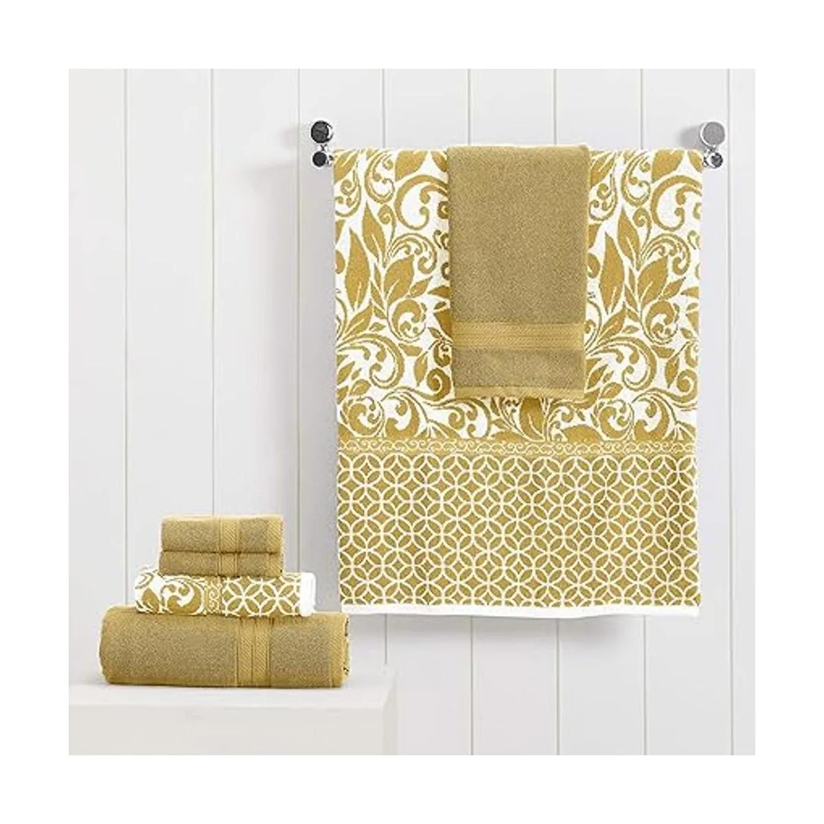 Amrapur Overseas Trébol toallas de filigrana_2