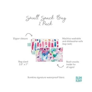 Bumkins Bolsas de aperitivos tela reutilizable lavable_4