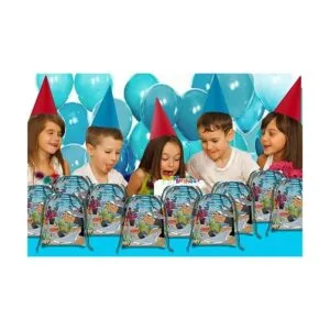 SHARK bolsas de cordón niños suministros para fiesta de_3