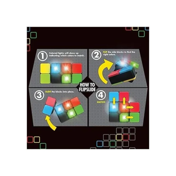 Juego Flipslide juego electrónico de mano Voltea_5