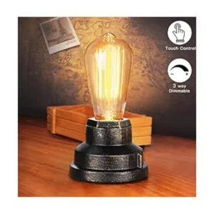 Boncoo Lámpara de mesa con control táctil lámpara de_2