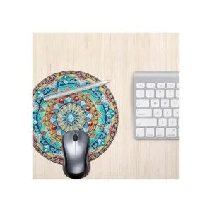 Hermosa pintura al óleo estilo acuarela mandala fondo de_6