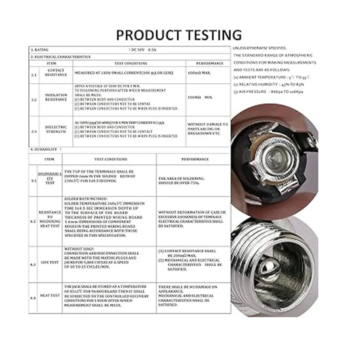 DIYhz 0.098 in DC Power Jack Socket montaje en panel DC_3