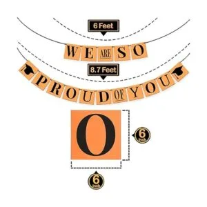 Banner de graduación We Are So Proud Of You no DIY 12_4