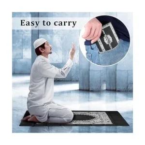 Anlising 4 alfombrillas de oración portátil de viaje con_2