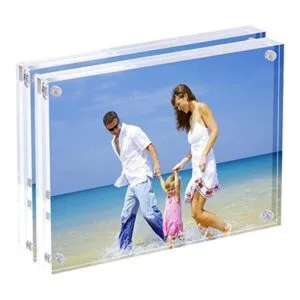 Marcos de fotos acrílicos juego de bloques transparentes_1